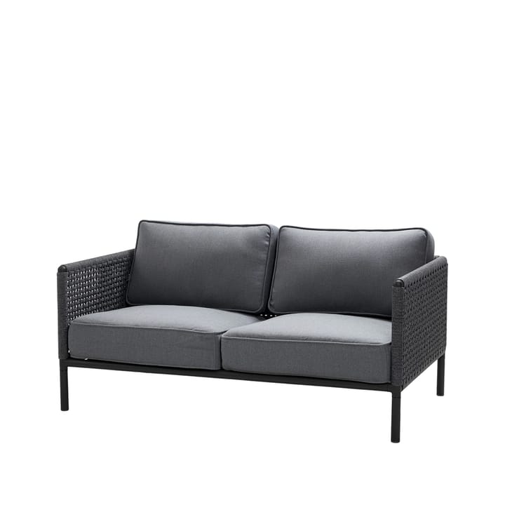 Sofa 3-osobowa Encore - Cane-Line airtouch Lava Grey/Dark grey - Cane-line