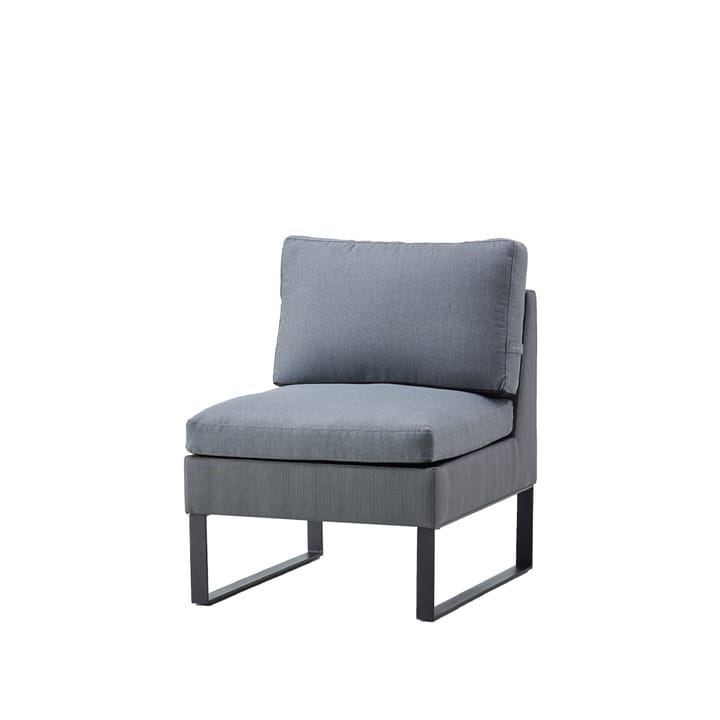 Sofa modułowa Flex - Grey, prosta, w zestawie z poduszkami - Cane-line