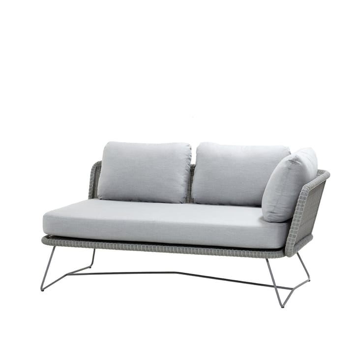 Sofa modułowa Horizon - Cane-Line Natté Light Grey, lewostronna - Cane-line