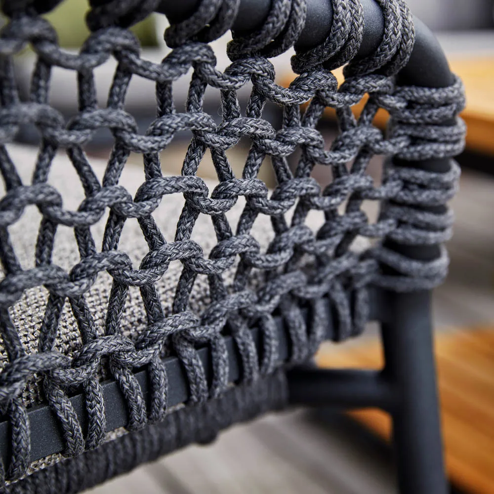 Sofa modułowa Ocean, Dark Grey, prosty Cane-line