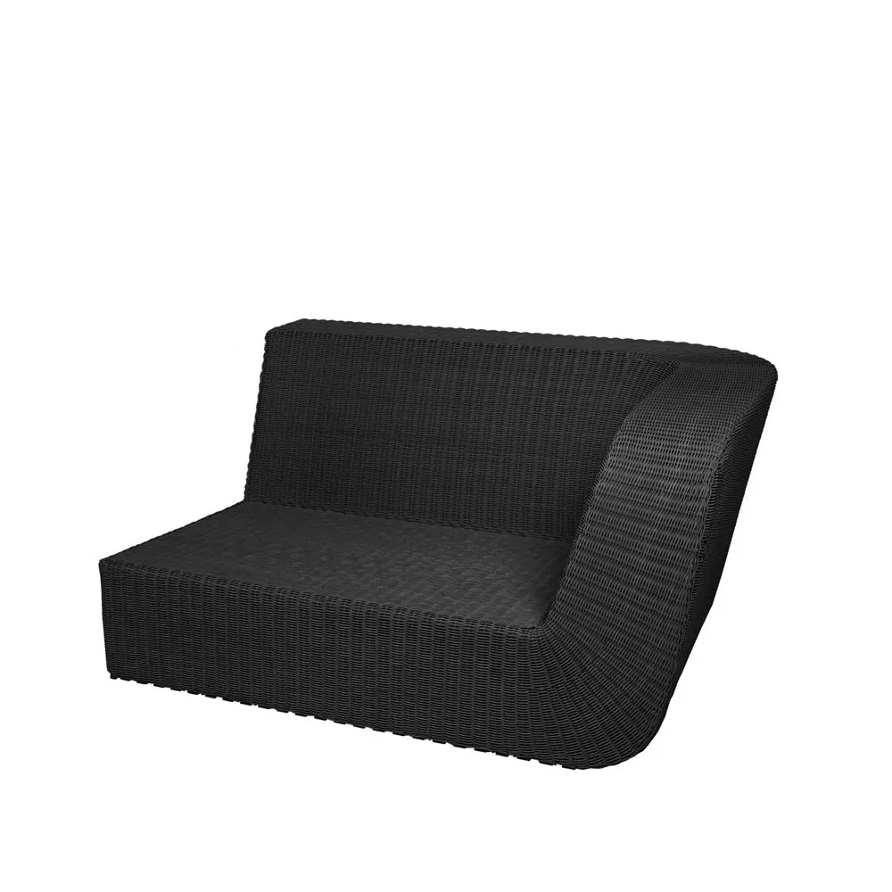 Sofa modułowa Savannah, Black, lewostronna Cane-line