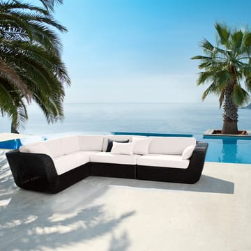 Sofa modułowa Savannah - Black, pojedynczy - Cane-line