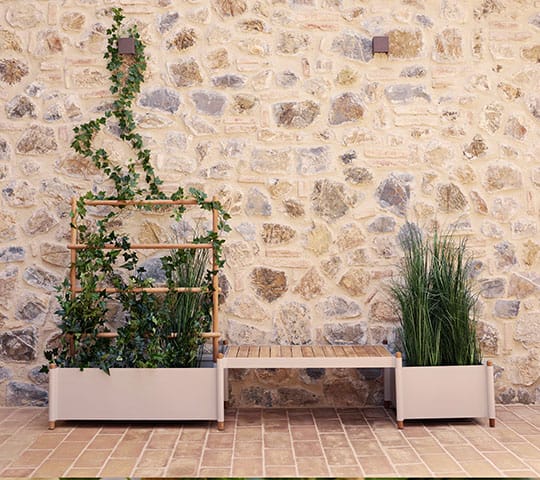Sticks skrzynka na kwiaty 57x103 cm, Sand Cane-line