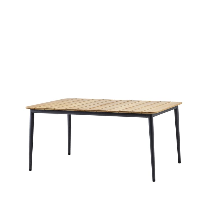 Stół Core, drewno tekowe 160x100x74 cm - Lava Grey stelaż - Cane-line