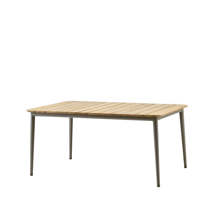 Stół Core, drewno tekowe 160x100x74 cm - Taupe stelaż - Cane-line