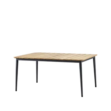 Stół Core, drewno tekowe 160x90x74 cm - Lava Grey stelaż - Cane-line