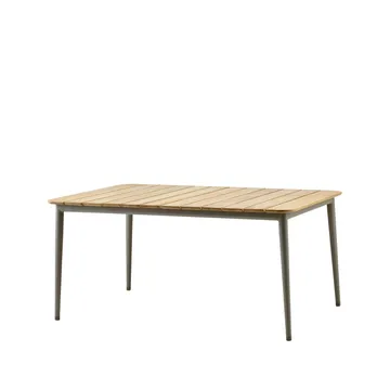 Stół Core, drewno tekowe 160x90x74 cm - Taupe stelaż - Cane-line