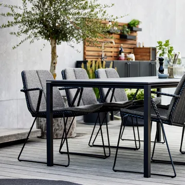 Stół Pure 200x100 cm Basalt grey-lava grey - Cane-line