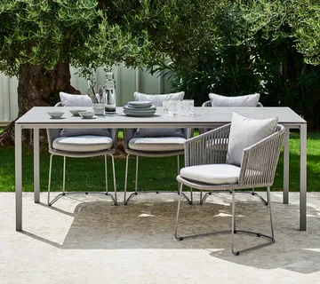 Stół Pure 200x100 cm Basalt grey-taupe - Cane-line