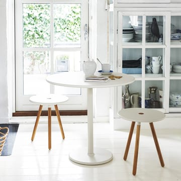 Stolik kawiarniany Go Ø80 cm - White-Lava Grey - Cane-line
