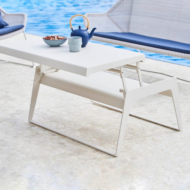 Stolik kawowy Chill Out, White, podwójny Cane-line