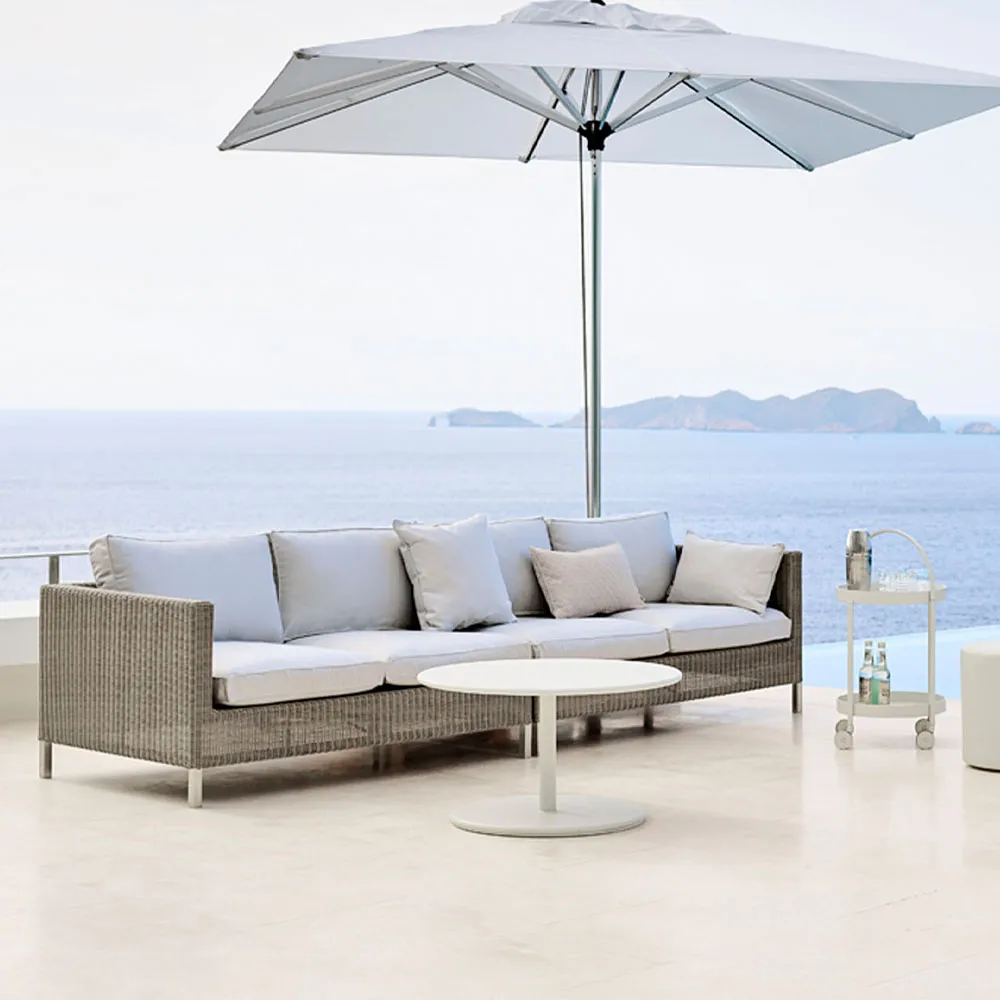 Stolik kawowy Go, White, Ø110 cm Cane-line