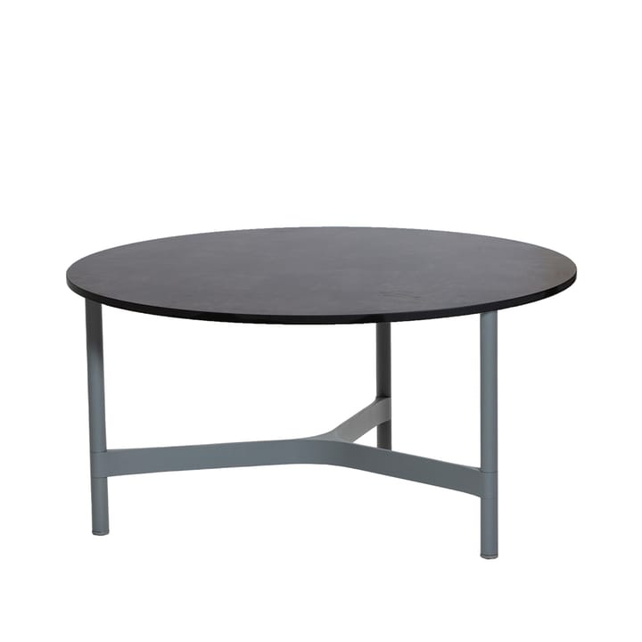 Stolik kawowy Twist, large Ø90 cm - Dark Grey - Light Grey - Cane-line