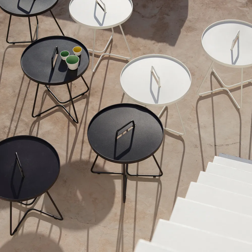 Stolik On The Move Ø37 cm, White Cane-line