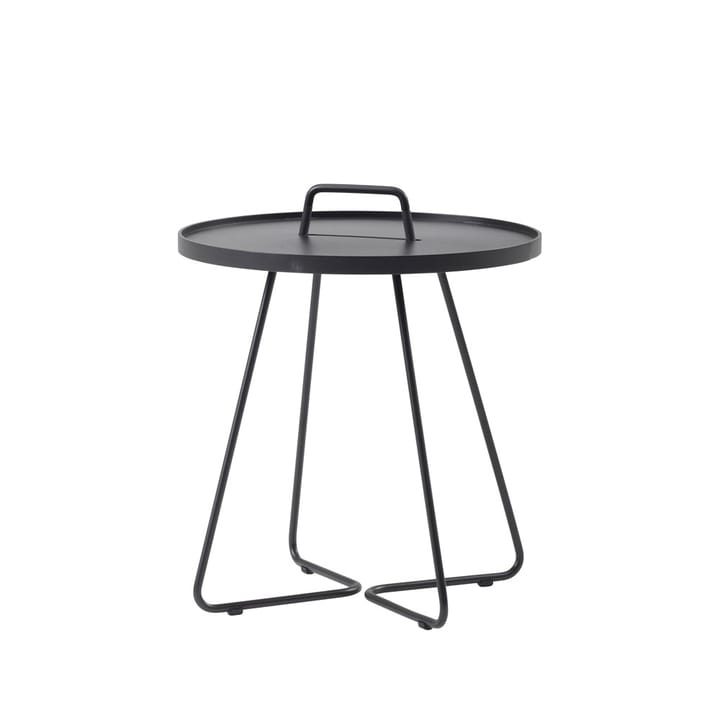 Stolik On The Move Ø44 cm, Black Cane-line