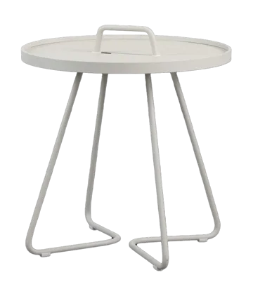 Stolik On The Move Ø44 cm - Sand - Cane-line