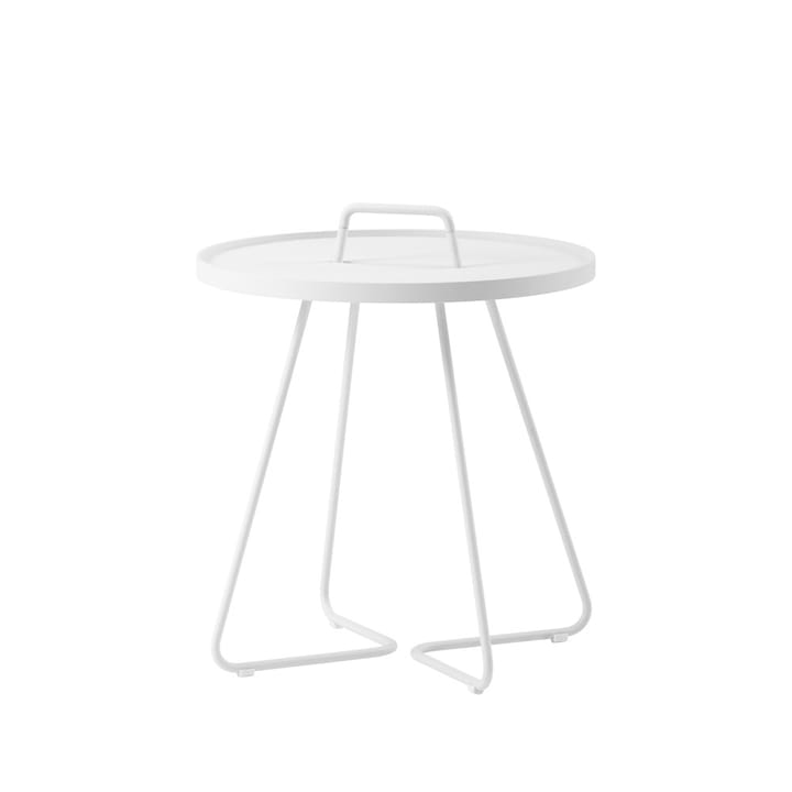 Stolik On The Move Ø44 cm - White - Cane-line