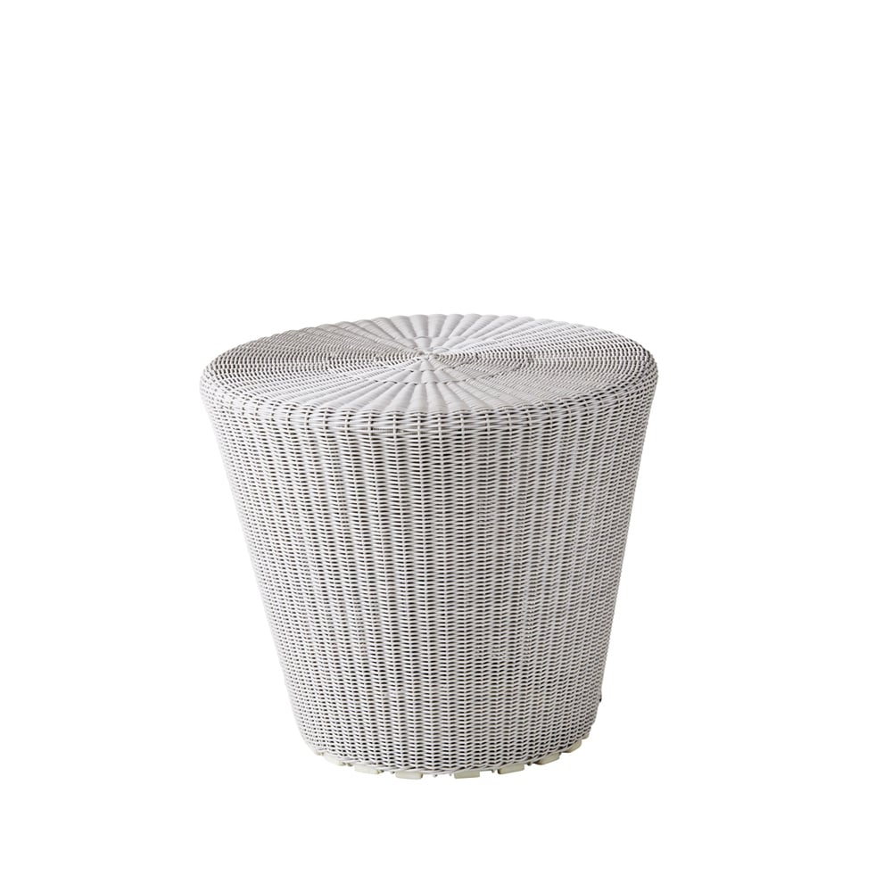 Cane-line Stolik/podnóżek Kingston Ø46 cm White Grey