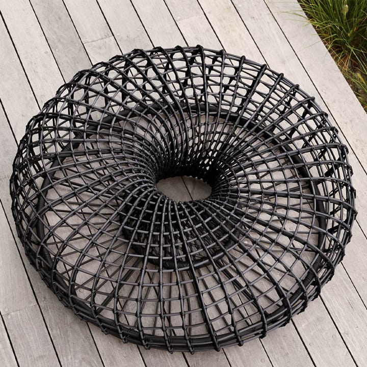 Stolik/podnóżek Nest, Lava Grey, duży Cane-line