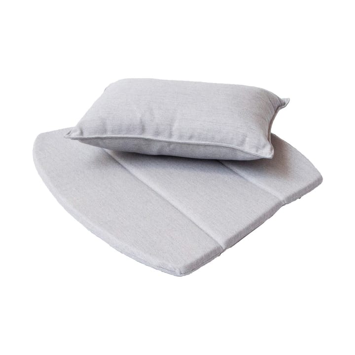Zestaw poduszek na fotel wypoczynkowy Breeze, Cane-line Natté Light Grey Cane-line