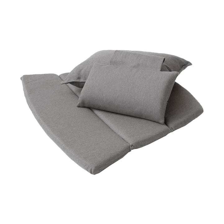 Zestaw poduszek na fotel wypoczynkowy Breeze z wysokim oparciem - Cane-line Natté taupe - Cane-line