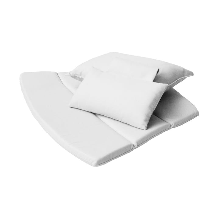Zestaw poduszek na fotel wypoczynkowy Breeze z wysokim oparciem - Cane-line Natté White - Cane-line