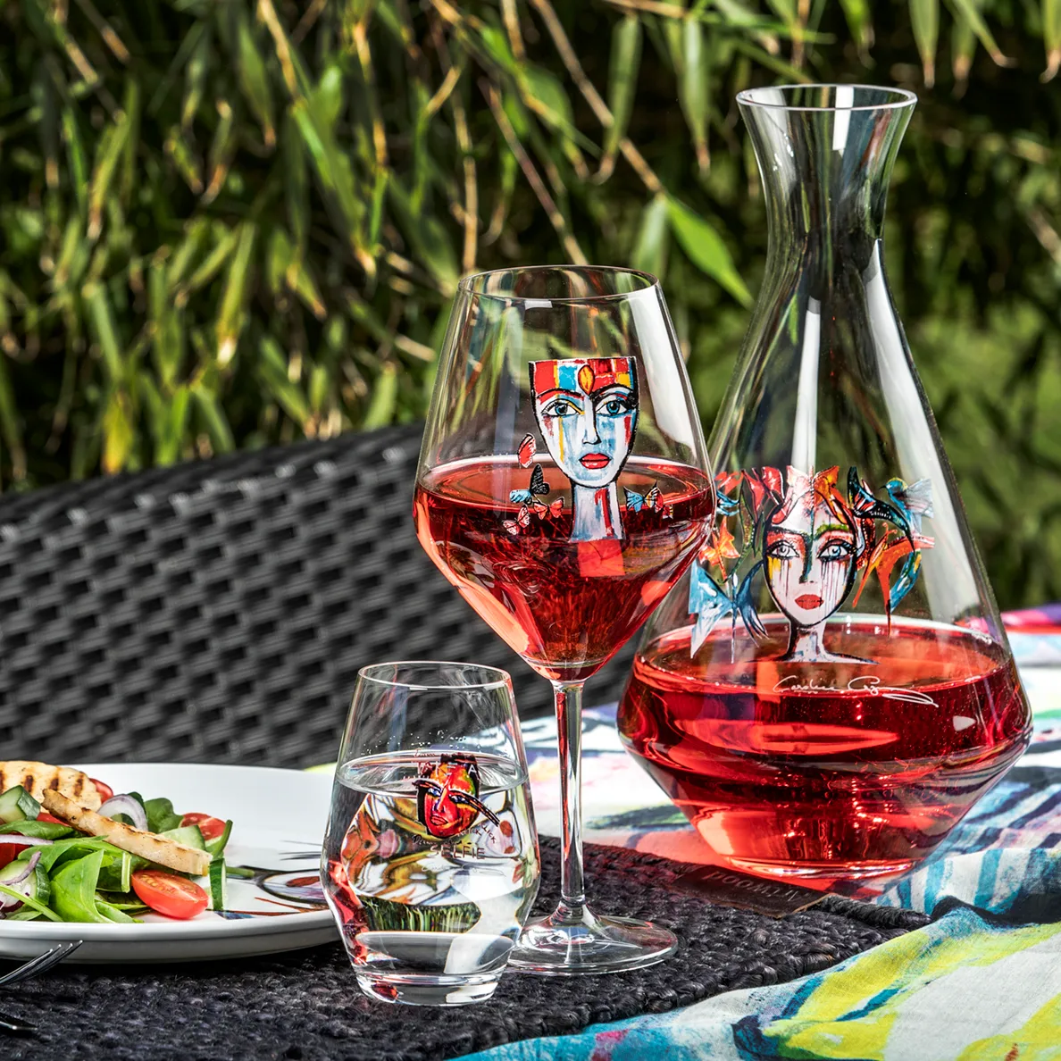 Butterfly Messenger rosé/kieliszek do wina, 400 ml Carolina Gynning