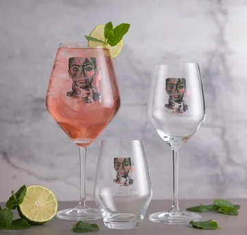 Butterfly Queen kieliszek do białego wina/rosé - 400 ml - Carolina Gynning