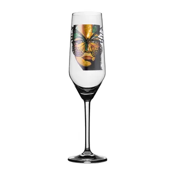 Golden Butterfly kieliszek do szampana 300 ml - Clear - Carolina Gynning