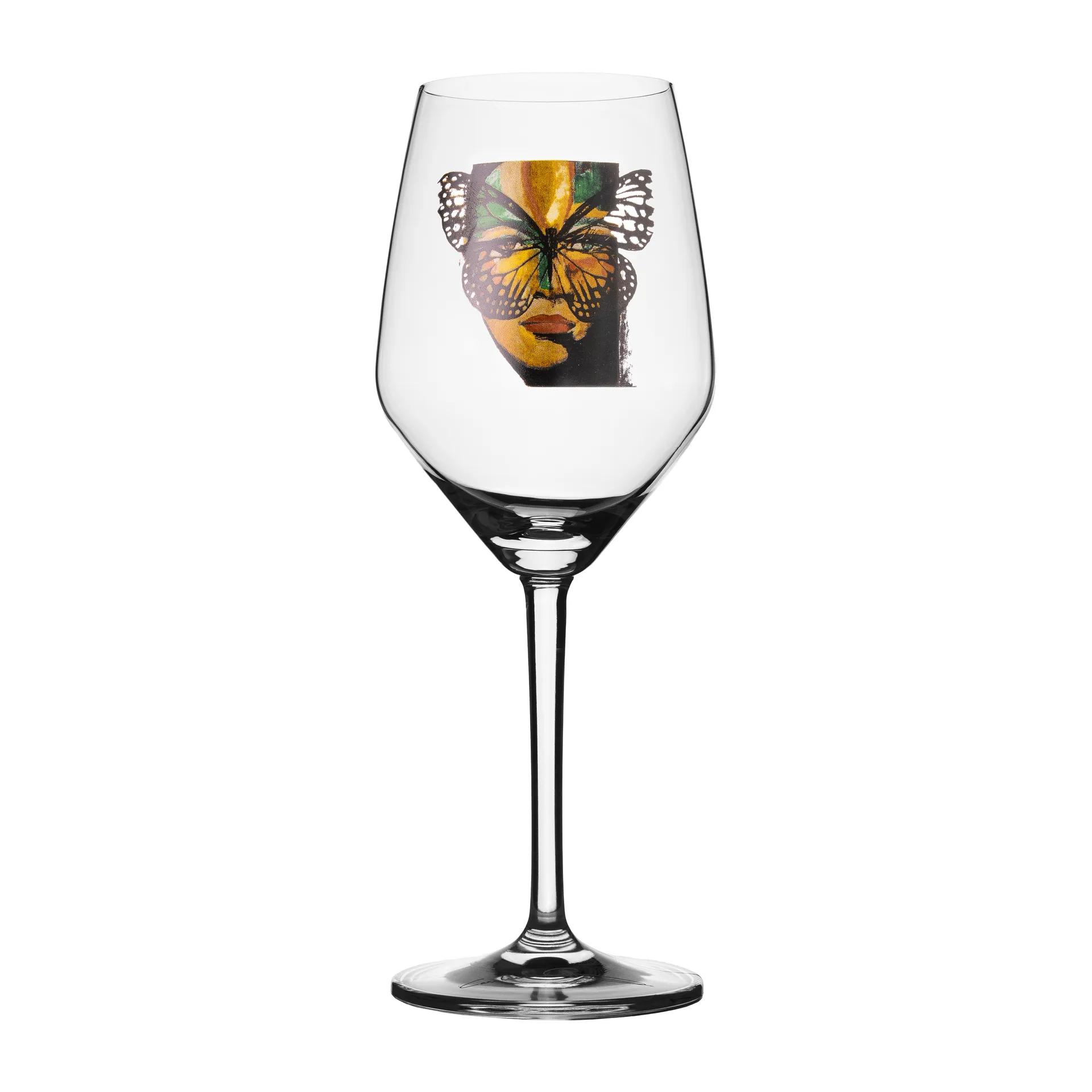 Golden Butterfly kieliszek do wina różowego 400 ml, Clear Carolina Gynning