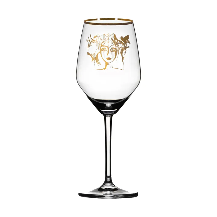 Kieliszek do rosé/wina Gold Edition Slice of Life - 400 ml - Carolina Gynning
