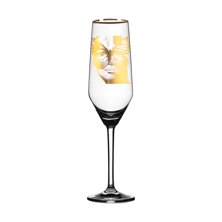 Kieliszek do szampana Golden Butterfly 30 cl - Gold - Carolina Gynning