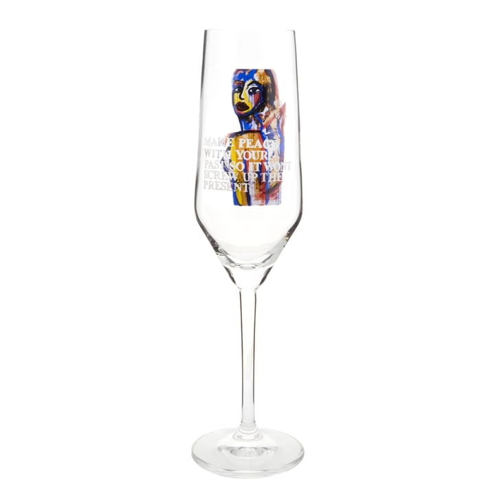 Kieliszek do szampana Make Peace - 30 cl - Carolina Gynning