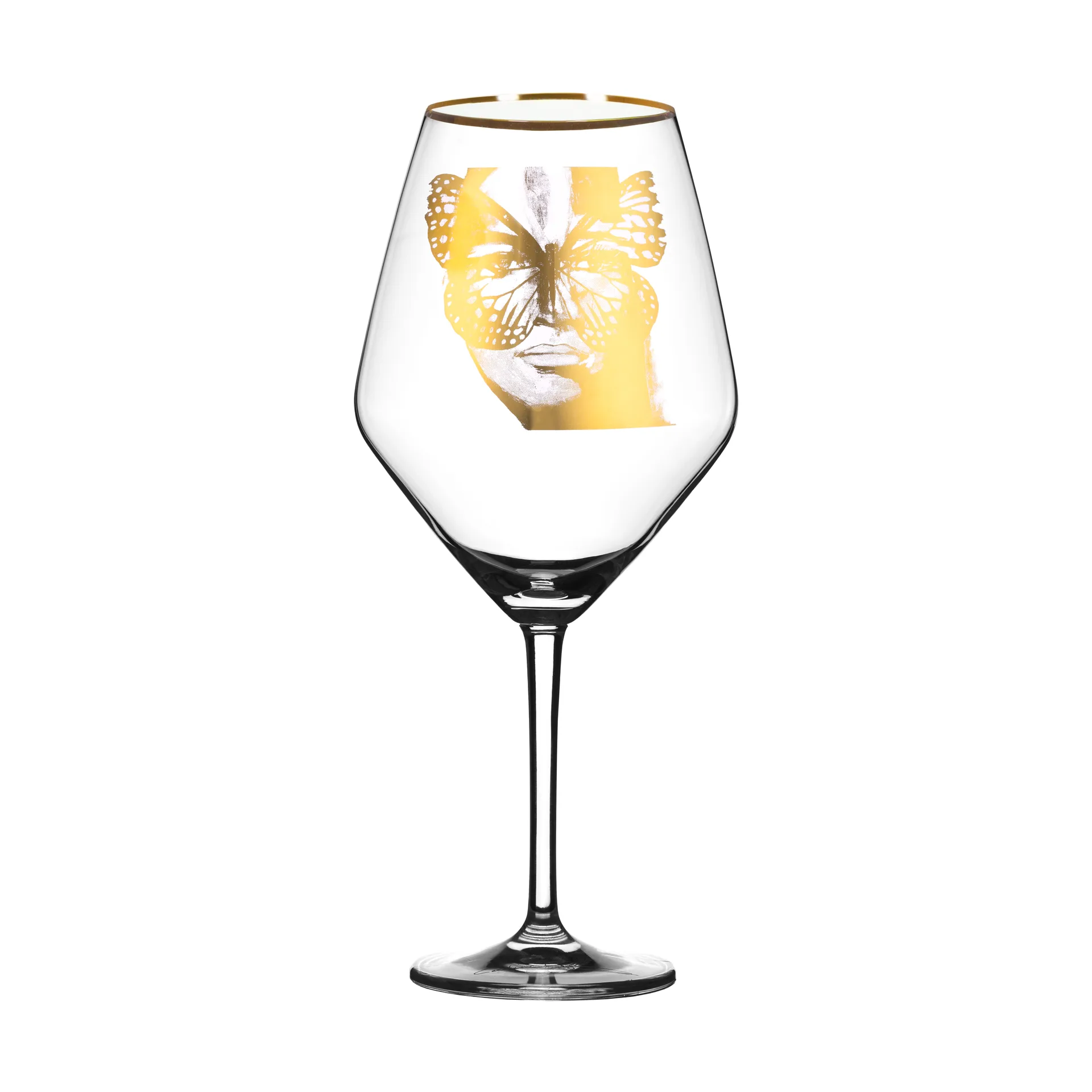 Kieliszek do wina Golden Butterfly 75 cl, Gold Carolina Gynning