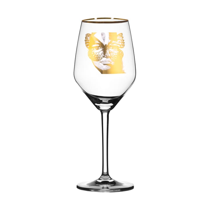 Kieliszek do wina różowego Golden Butterfly 40 cl - Gold - Carolina Gynning