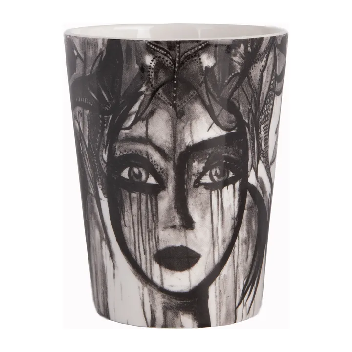 Kubek Slice of Life B/W - 350 ml - Carolina Gynning