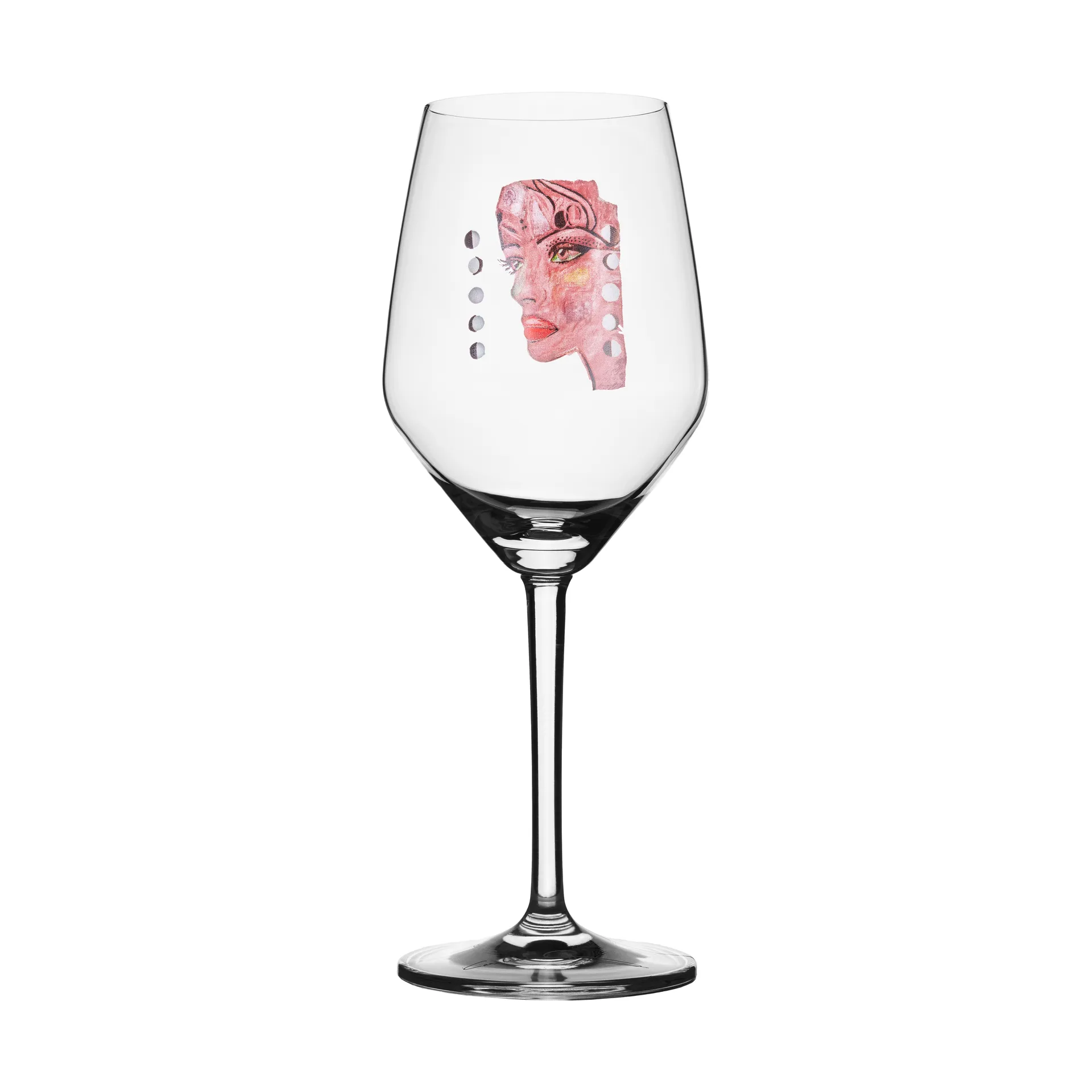 Moonlight Queen kieliszek do wina różowego 400 ml, Pink Carolina Gynning