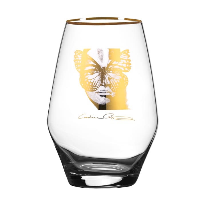 Szklanka Golden Butterfly 35 cl - Gold - Carolina Gynning