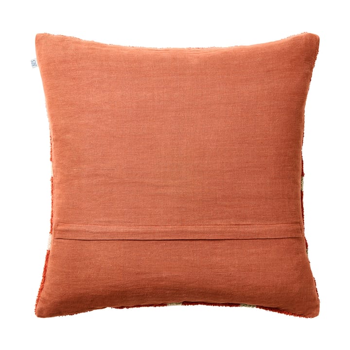Check poszewka na poduszkę 50x50 cm, Apricot orange-aqua Chhatwal & Jonsson