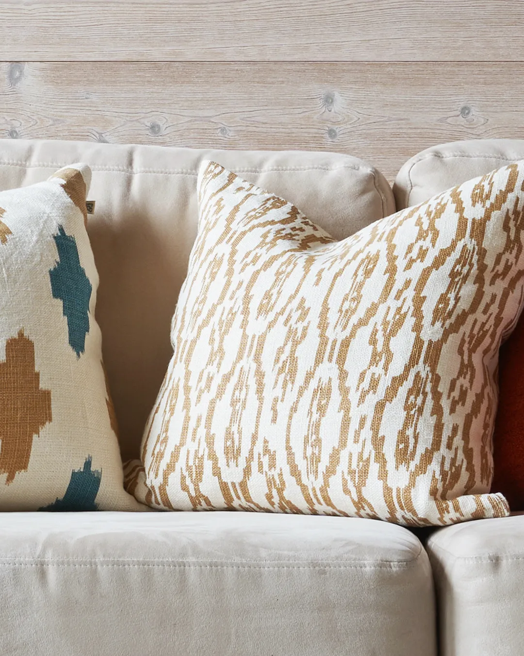 Deccan poszewka na poduszkę 50x50 cm, Khaki Chhatwal & Jonsson