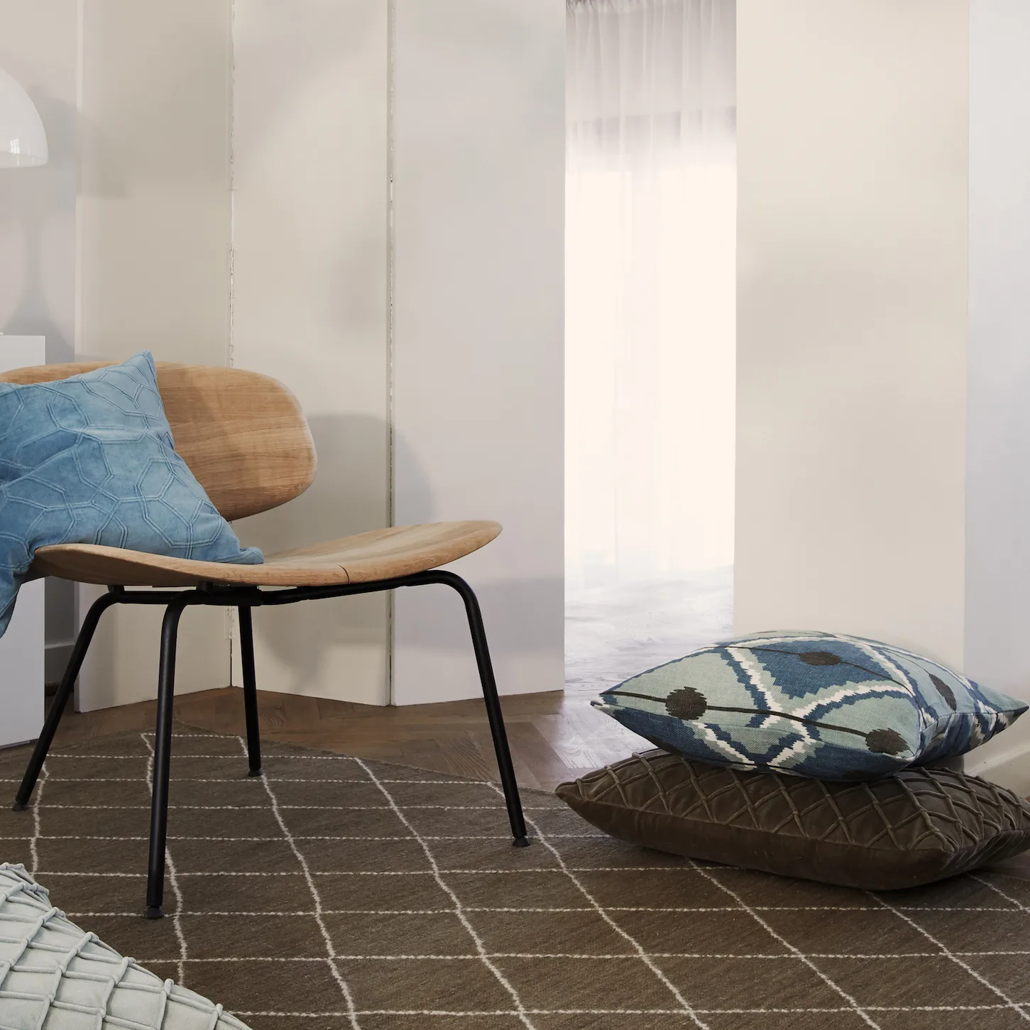 Diamond dywan 184x280cm, Mocha-off white Chhatwal & Jonsson