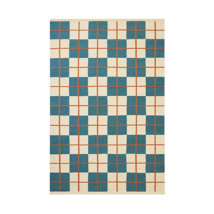 Dywan Haveli 230x320 cm - Heaven blue-light khaki-rust - Chhatwal & Jonsson