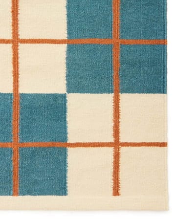 Dywan Haveli 230x320 cm - Heaven blue-light khaki-rust - Chhatwal & Jonsson