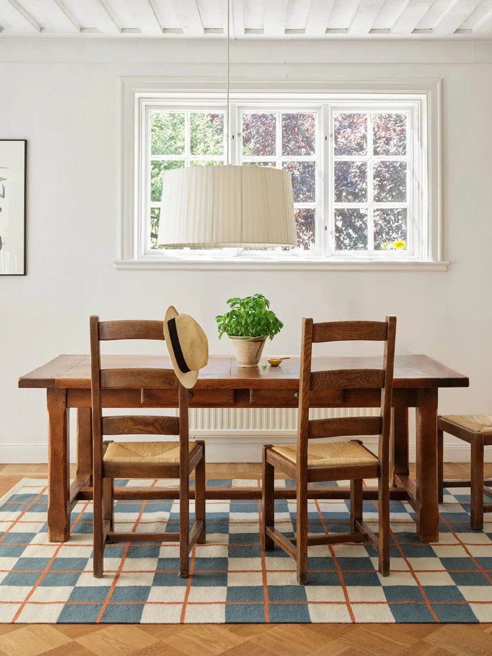 Dywan Haveli 230x320 cm, Heaven blue-light khaki-rust Chhatwal & Jonsson