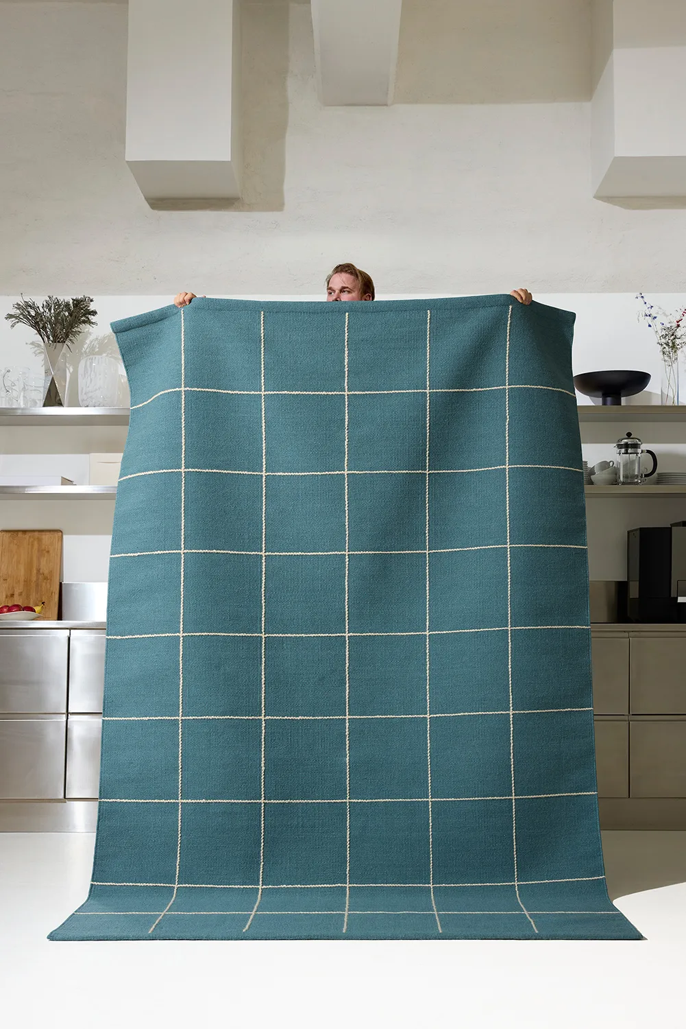 Dywan Milan, Heaven blue-off white, 180x270 cm Chhatwal & Jonsson