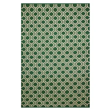 Dywan Varanasi 180x272 cm - Green-off white - Chhatwal & Jonsson
