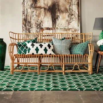 Dywan Varanasi 234x323 cm - Green-off white - Chhatwal & Jonsson