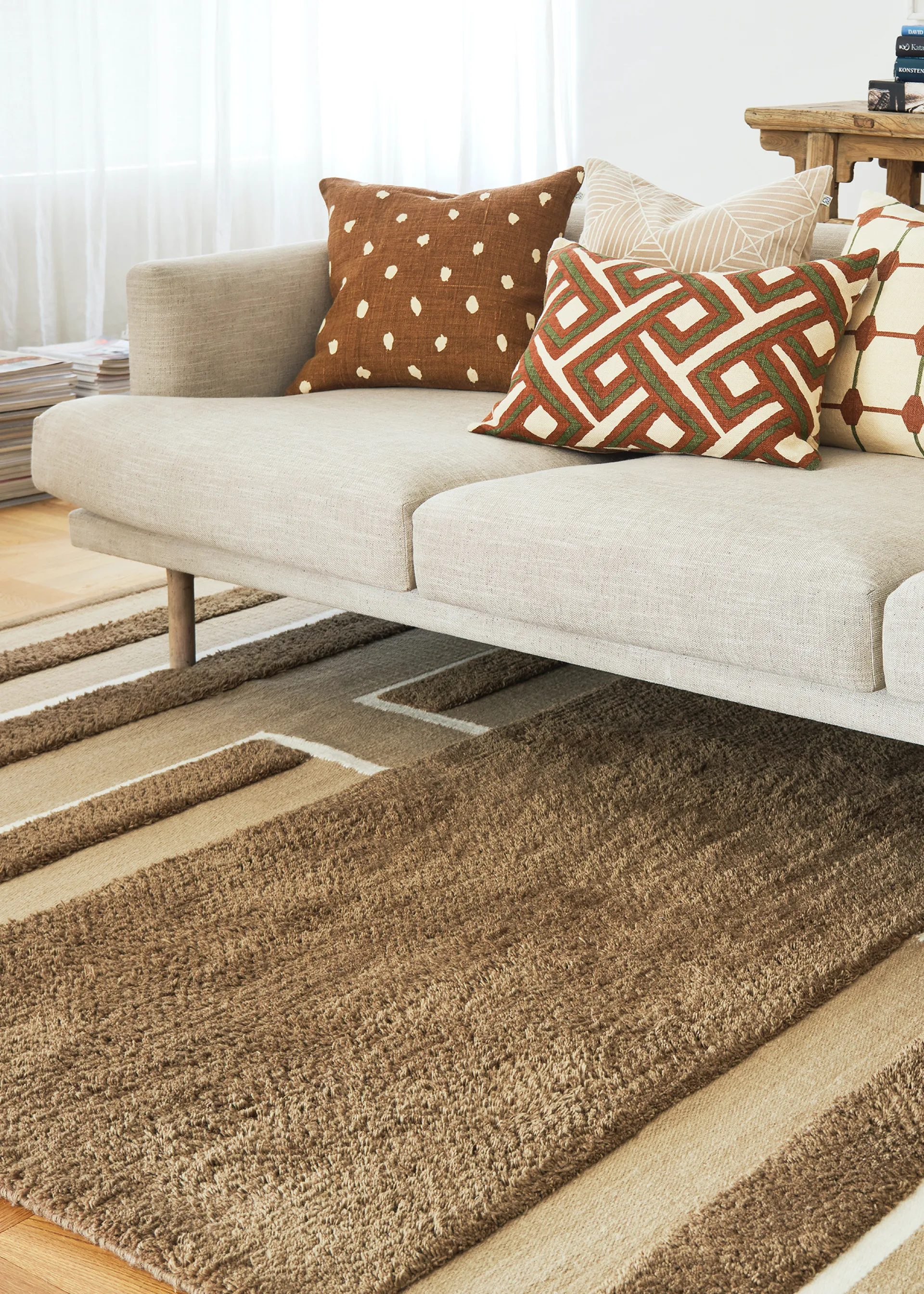 Dywan Veda 200x300 cm, Mocha-beige-off white Chhatwal & Jonsson