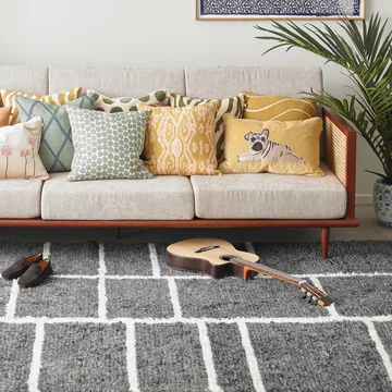 Dywan wełniany Sita 180x270 cm - Grey melange-white - Chhatwal & Jonsson