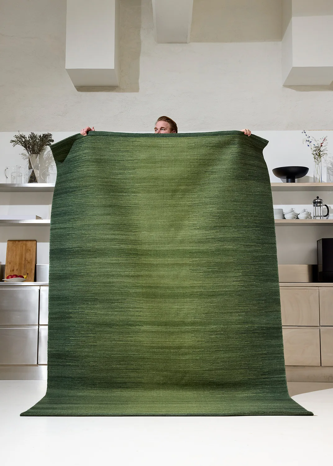 Dywan z wełny Tapti, Green, 230x320 cm Chhatwal & Jonsson